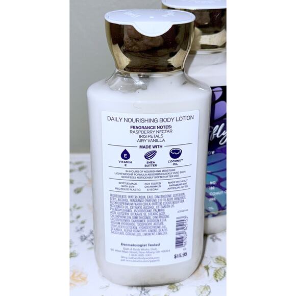 Bath & Body Works Butterfly 8 fl oz Daily Nourishing Body Lotion x3 - Picture 5 of 5